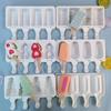 2/4 Hole A variety of styles Silicone Ice Cream Mold DIY Homemade Popsicle Molds Freezer Ice Cube Tray Popsicle Maker Mould