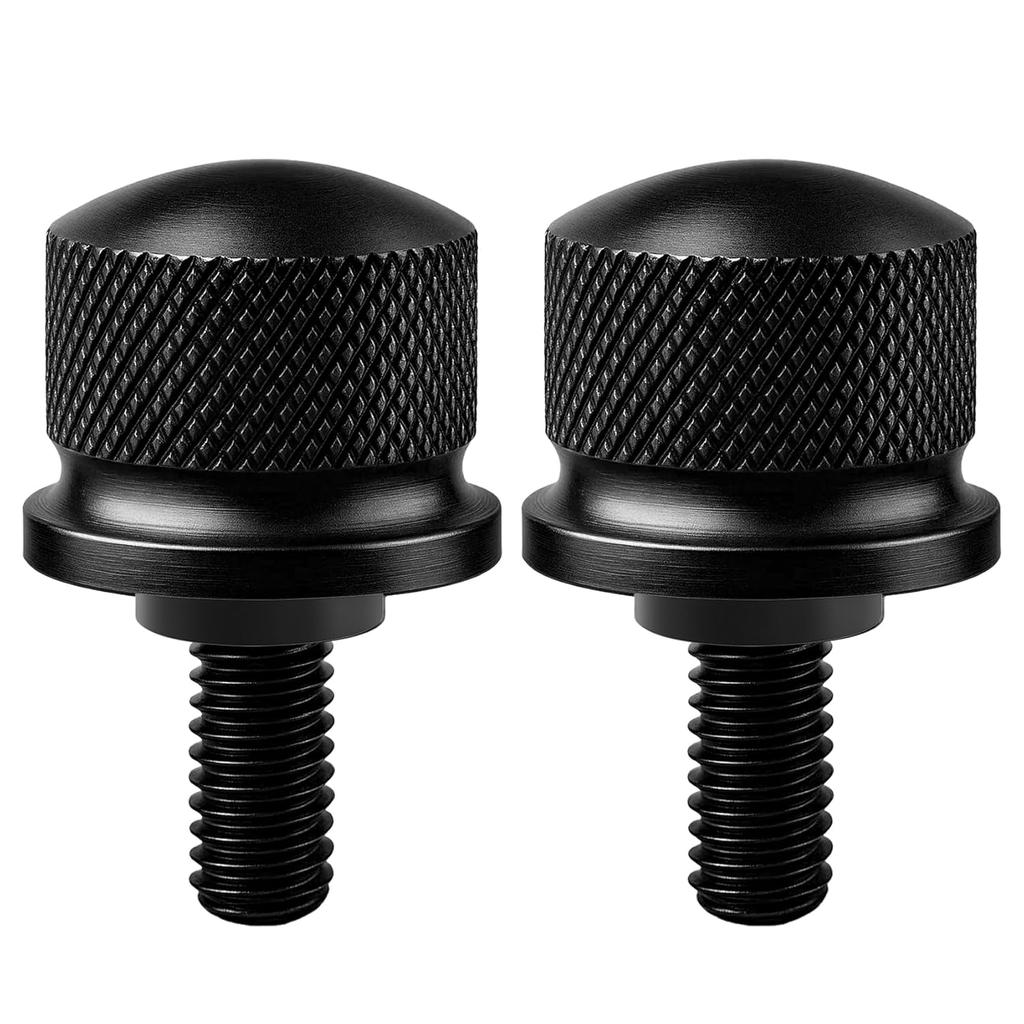 Black Aluminum Alloy Seat Bolt Screw Suitable To for Harley Davidson 1996-2024(1 Pc Bolt)