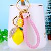 Llavero de Limón Creativo Forma de Fruta Decoración para Bolso Coche Colgante Pequeño Regalo