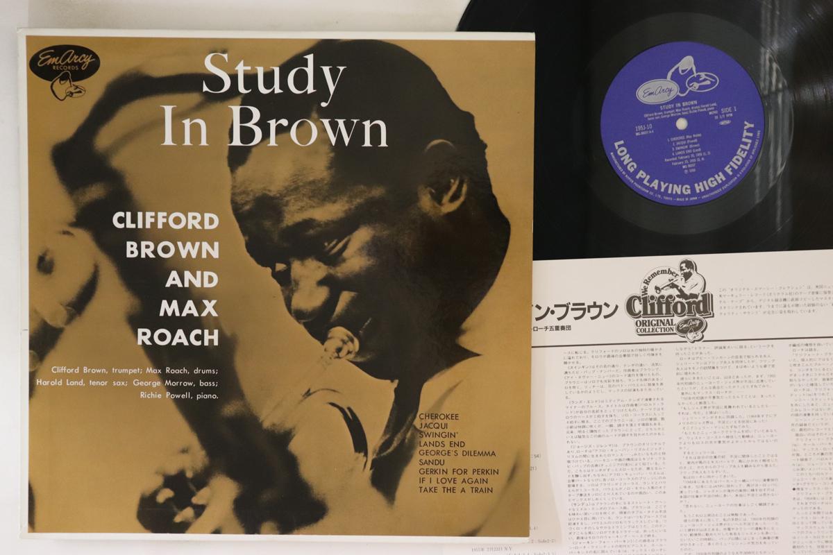 

LP Record CLIFFORD BROWN, MAX ROACH - Study In Brown 195J10 EMARCY 1983 Japan Jazz Used