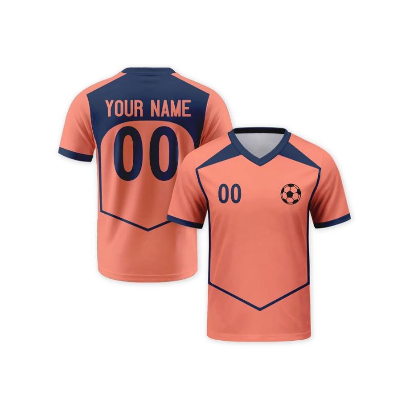 Custom Football Shirt with Logo Name Number Personalized Red Blue Soccer Jersey Soccer Team Top for Men Youth Women Fans Gift
