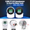 For Boat Car Motor Yacht 52mm Gauge Gps Speedometer+ GPS Antenna 52MM Waterproof TFT Screen Speed LCD Display Total Mileage