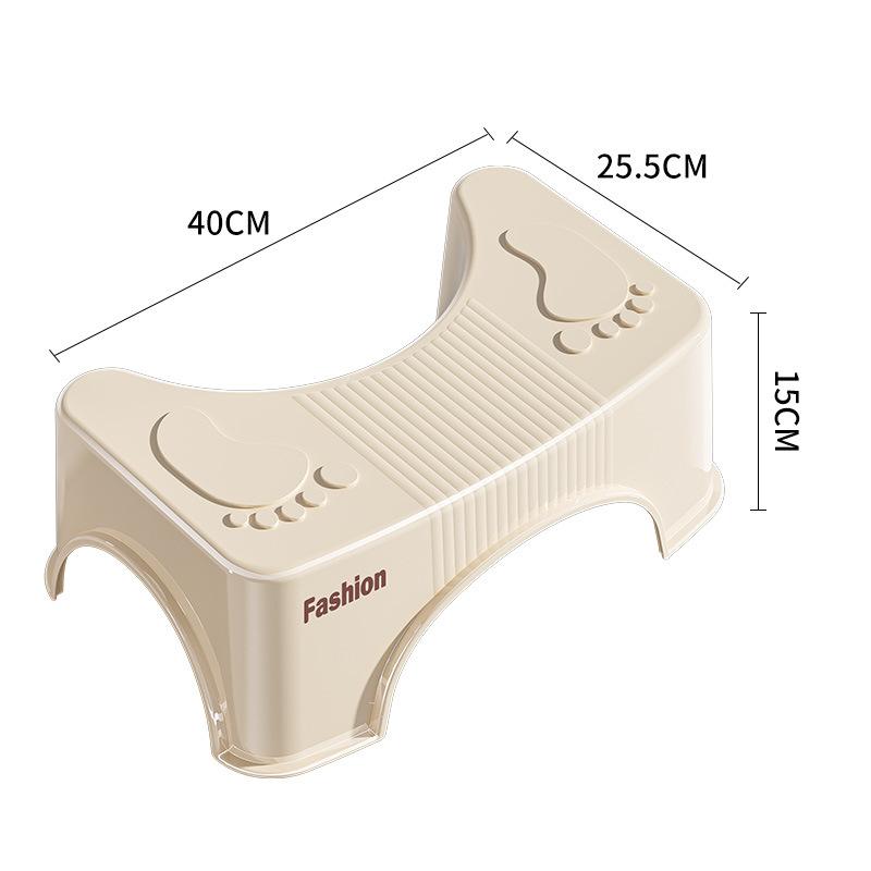 

Знімний табурет для унітазу Нековзкий табурет для унітазу Нові педалі Аксесуари для ванної кімнати бежевий