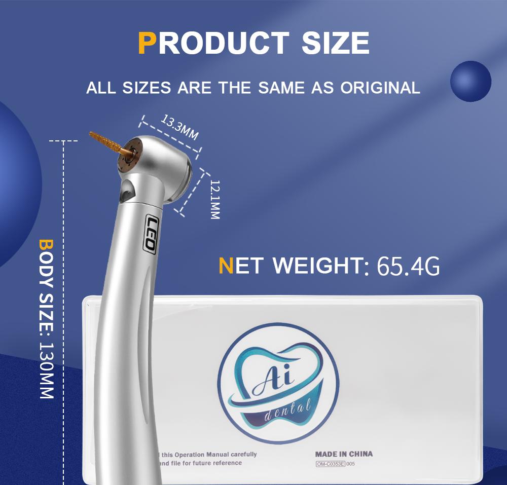 Dental Air Turbine AI-M600LG Stardard Kopf Selbst Generator High Speed Connect Mit 2/4 Löcher Dental Stuhl