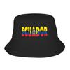 Ecuador Flagge Bucket Hats Geschenke Für Fans Cartoon Urlaubs Kappen Für Reisen Leicht