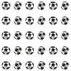 30Pcs Large Hole FootBall/Soccer Ball Alloy Enamel European Beads, Sports Beads, Antique Silver, Black, 9x8mm, Hole: 4.2mm