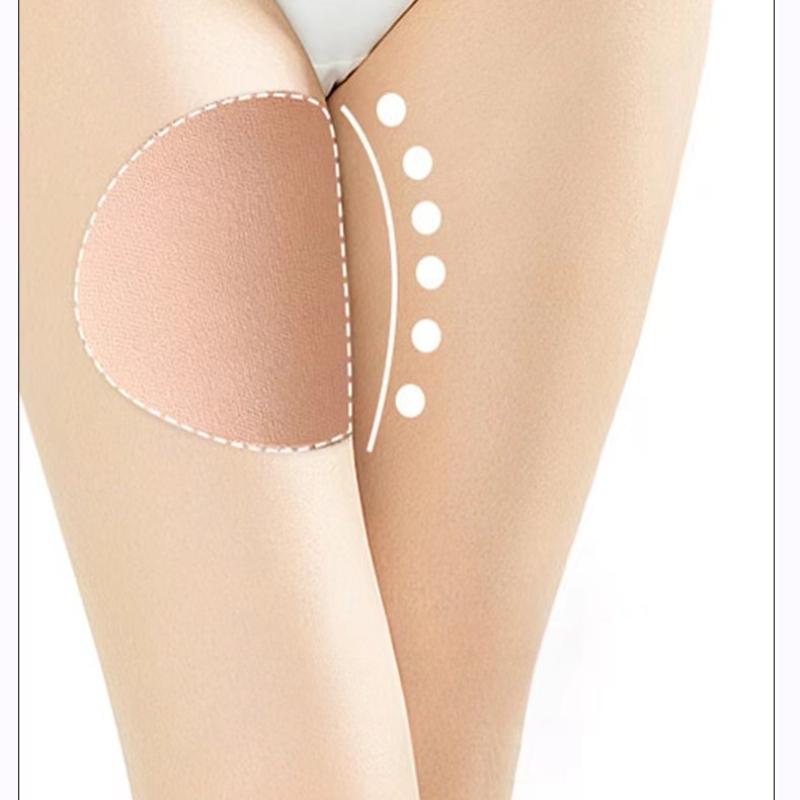 Damen Innenschenkel Anti-Scheuer-Pflasterband Spandex Unsichtbarer Körper Anti-Reibungs-Pads Pflaster Nicht stickig Elastische Leggings Bandage