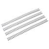 100Pcs Double   Wire Binding Spine 60 Sheet Capacity 3:1 Pitch 34   9.5mm Diameter Set Kit for   Paper