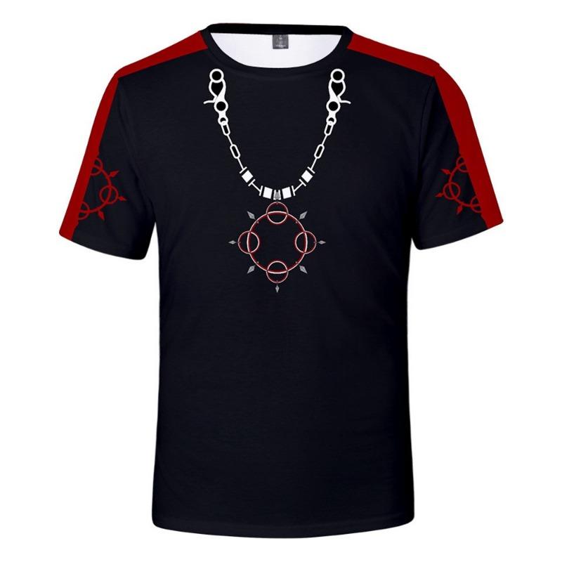 Horká hra Kingdom Hearts 3D Tištěné Tričko Módní Krátký rukáv Cosplay Street Style Topy Muži Ženy Děti Tričko Velikost (100-6XL)