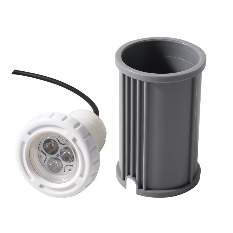 NuFeng Embedded Film Underwater Pool Light, 3W Pure White