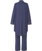 Wacoal Maternity Pajama and Open Easy Sizes Set, Pre- Postpartum, 100% Cotton, Front, Breastfeeding, Women's, MFY116, L-LL