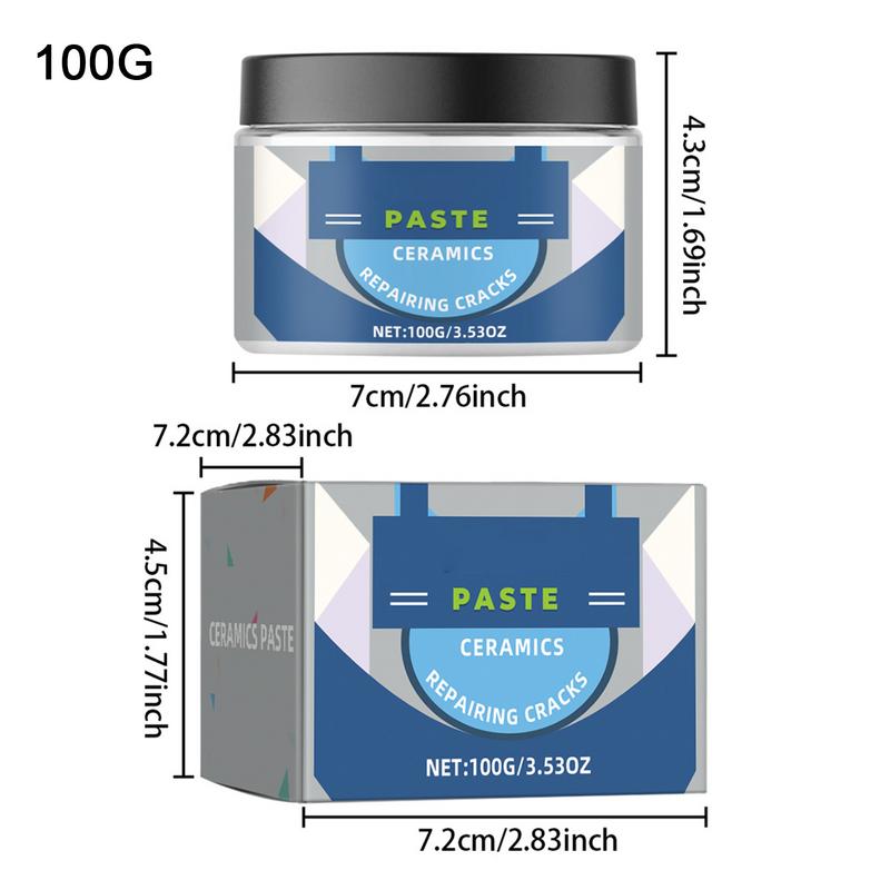 Porcelain Repair Pates Ceramic Bath Basin Fix Filler Tub Tile Repair 100g Tile Repair Agent Glue Marble Floor Tile Pit Repair