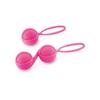 Boules de Geisha - Yoba - Rééducation Périnée - Silicone - Rose - 2 billes interchangeables