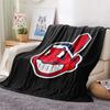 Cleveland Indians Flannel Blanket, High quality Comfortable for All Seasons, Home Decor, Warmth and Comfort