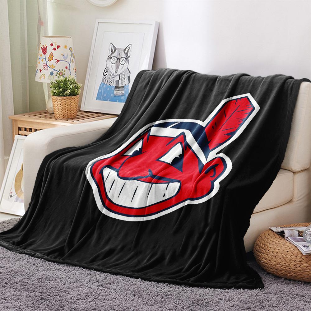 Cleveland Indians Flannel Blanket, High quality Comfortable for All Seasons, Home Decor, Warmth and Comfort