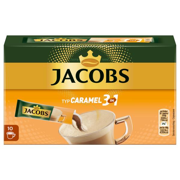

Jacobs Stick Coffee Specialty 3в1 Карамельный латте 10 шт.