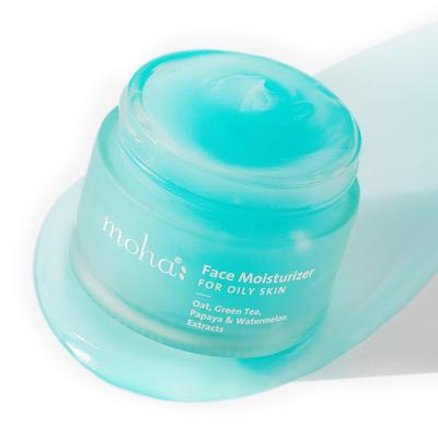 Moha Oil Control Face Moisturizer for Oily & Acne Prone Skin, Lightweight, Non-Greasy, 50 Ml
