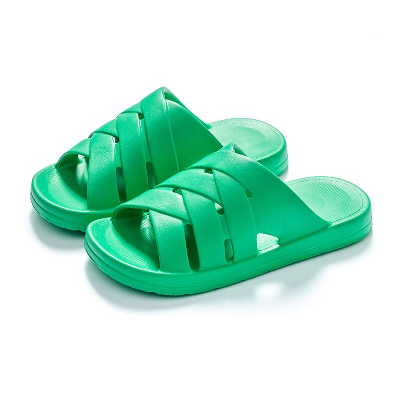 Women Fashion Slippers 6cm Wedge Heel Outdoor Indoor Slides Eva Soft Flip Flops Thick Sole Anti-Slip Sandals for Girls