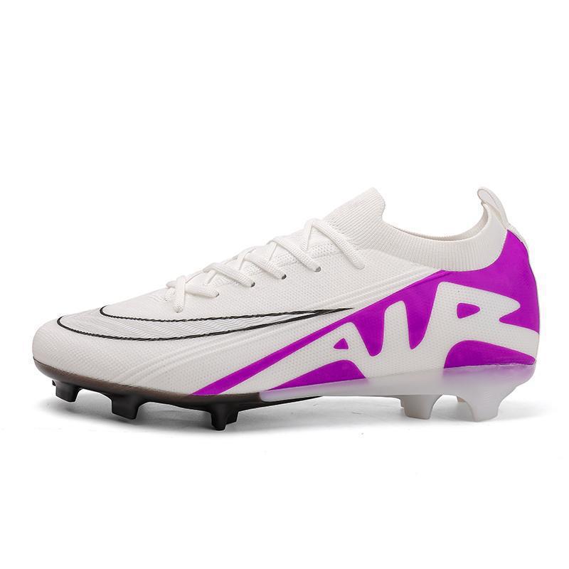 2025 football shoes new 2025 low-top thorns 15 youth training AG long nails artificial flat sports shoes