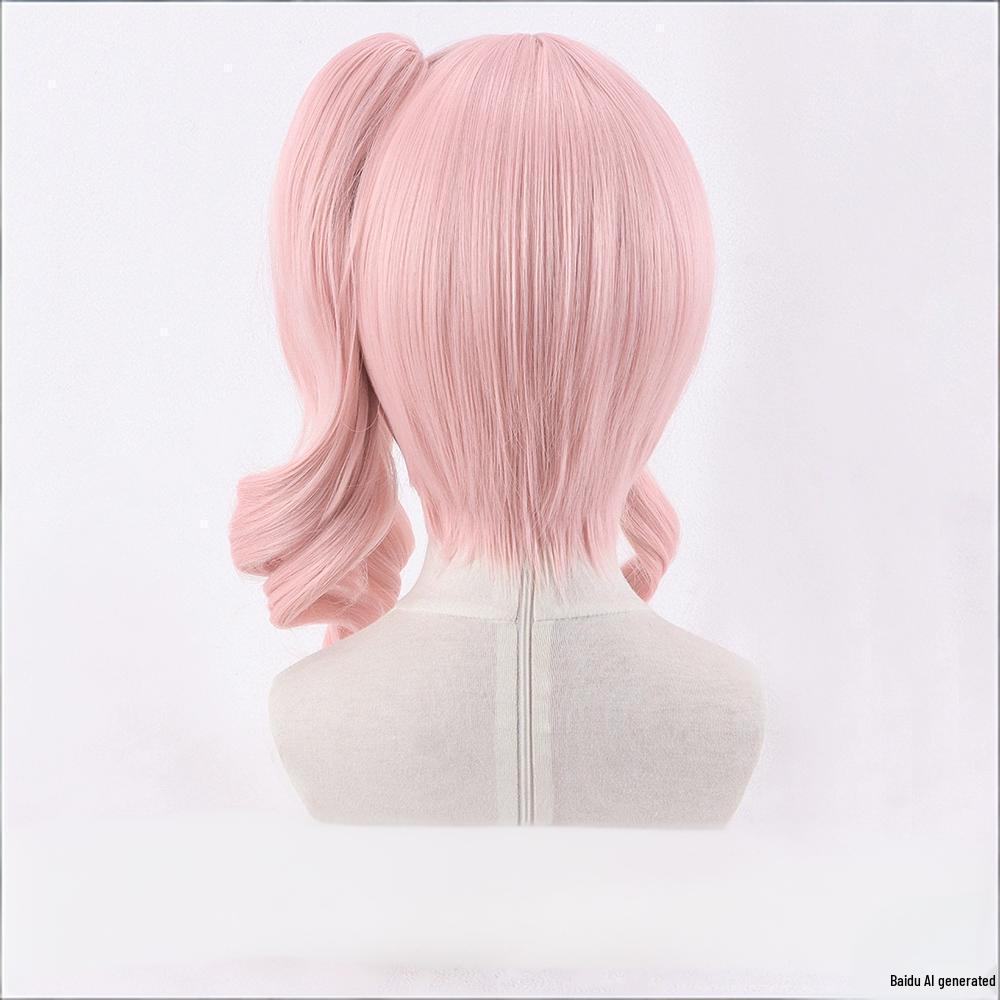 Project SEKAI Akashi Mizi Rosa Rosa Coda di Cavallo Parrucca Cosplay