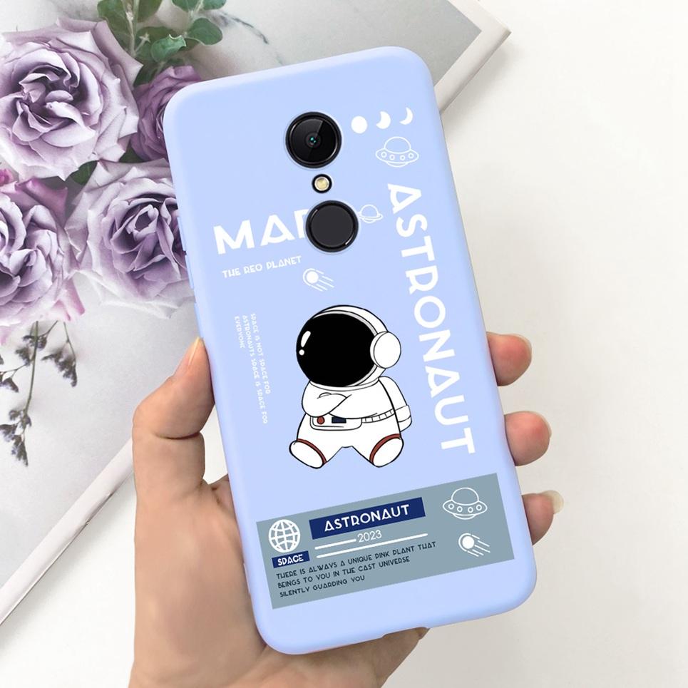 For Xiaomi Redmi 5 5a 5 Plus Case Astronaut Black Moom Midnight Pattern Soft TPU Silicone Fundas For Redmi5 5Plus 5+ Housing