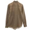 Burberry Overall Handle Long Sleeve Cotton Shirt M Brown Men's Used