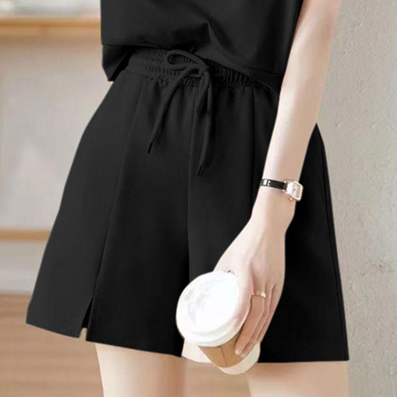 Summer Fairy Casual Shorts & Tee Set for Women - Fresh & Age-Reducing Two-Piece