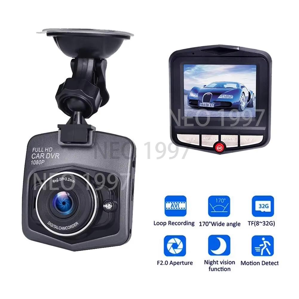 HD 1080P Dash Cam, Car DVR Camera Recorder with Night Vision, G-Sensor, Loop Recording, Parking Monitor, Wide Angle Lens for Veh