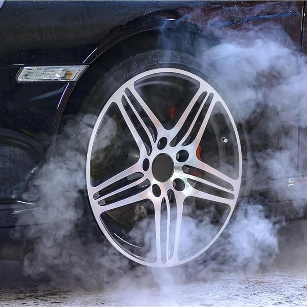 4 PCS 54mm Car Wheel Center Caps Wheel Tyre Center Hub Caps Covers Replacement for Auto Vehicle Car (Black)