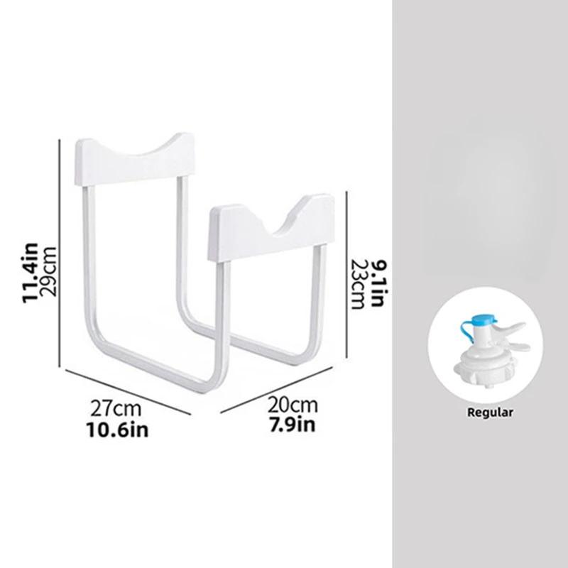 Detachable Metal Frame, Purified Water Frame, Inverted Support Frame for Water Dispenser, with Rotating Spout and Dust Cover
