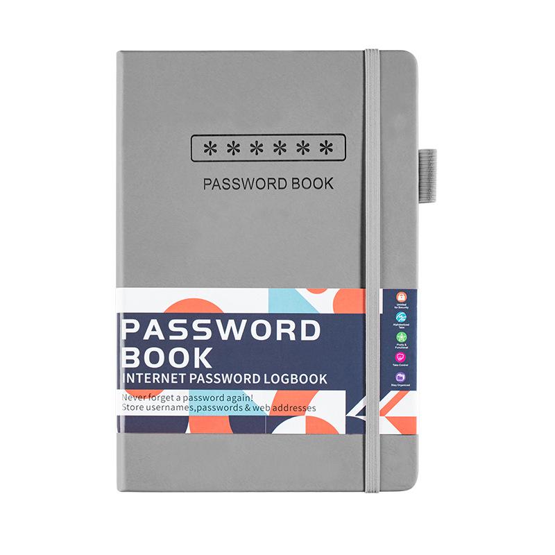 Cross-border A5 Password Notebook with Letter Labels for Account and Website Management