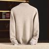 Hengyuanxiang Men's 100% Cashmere Thick Cardigan Sweater