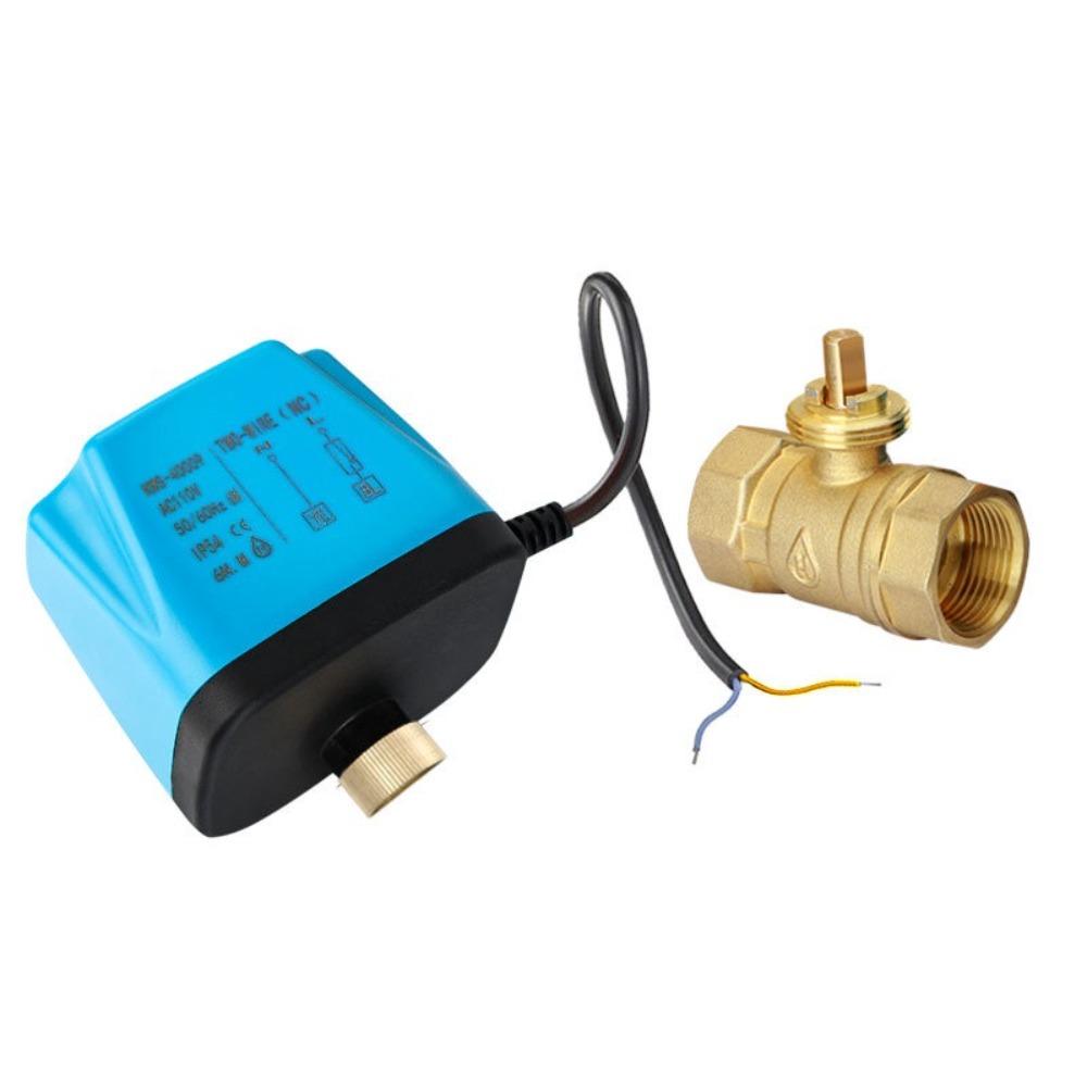 Robinet cu bilă electric cu 2 căi DN50 Corp din alamă Actuator motorizat durabil