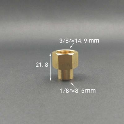 1/8" 1/4" 3/8" 1/2" 3/4" 1" BSPP Femmina Ottone Accoppiatore Riduttore Uguale Raccordo Tubo Connettore Adattatore Acqua Carburante Gas Olio