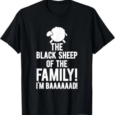 Funny Black Sheep Family I'm Baaaaad Toy Lovers Gift T-Shirt