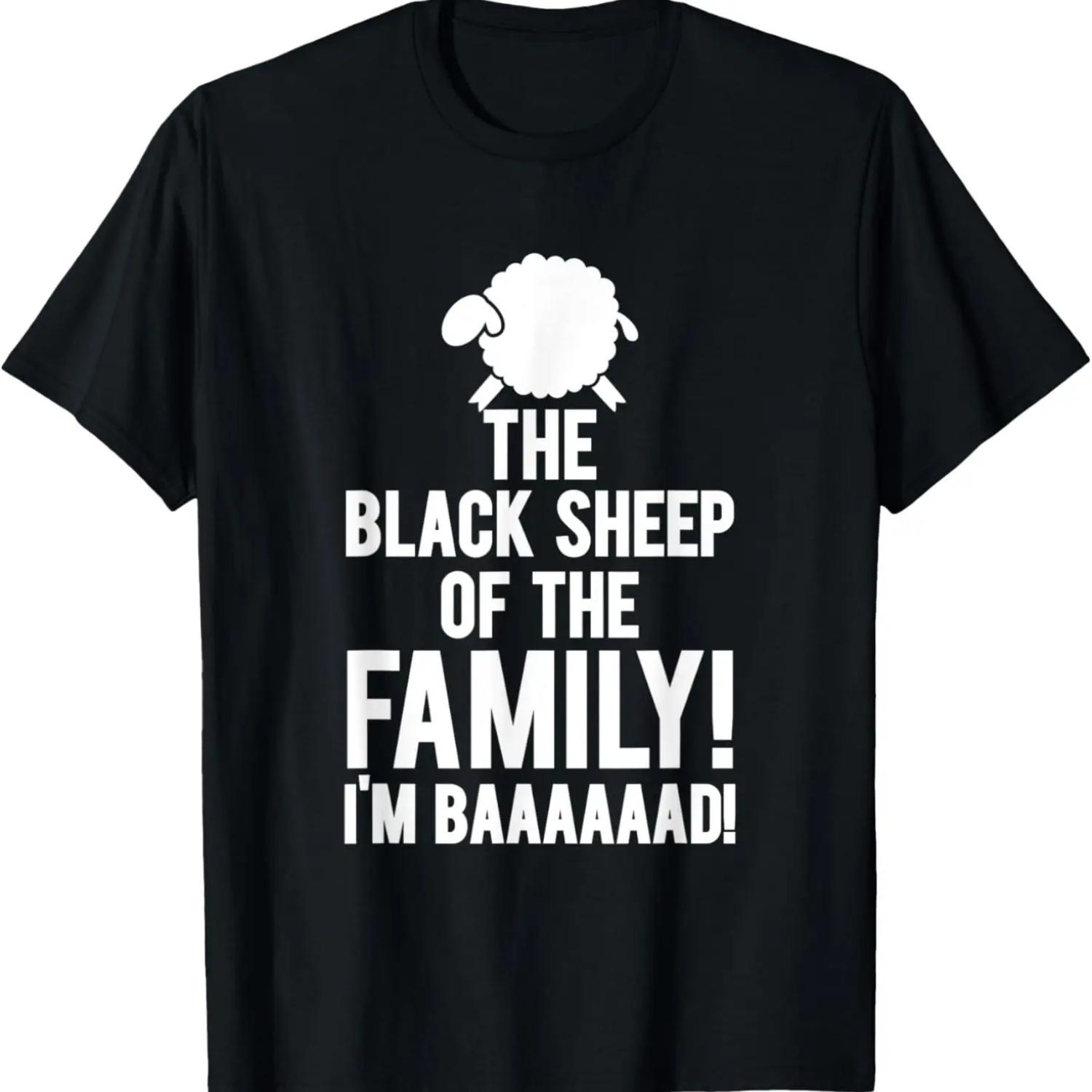 

Funny Black Sheep Family I m Baaaaad Toy Lovers gift T-Shirt XXXXXL чорний