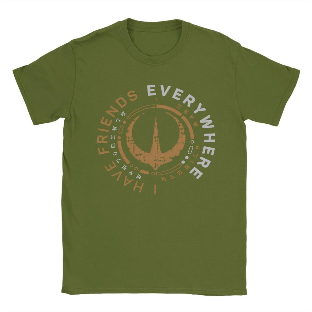I Have Friends Everywhere Andor  T Shirt  Harajuku T-Shirts Short-Sleeved Tops Summer Pure Cotton Crewneck Plus Size Tees
