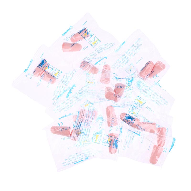 

20Pcs/pack Multicolor Reusable Noise Cancelling Earplugs Soft Foam Comfortable Anti Noise Sleep Protection for Work and Study