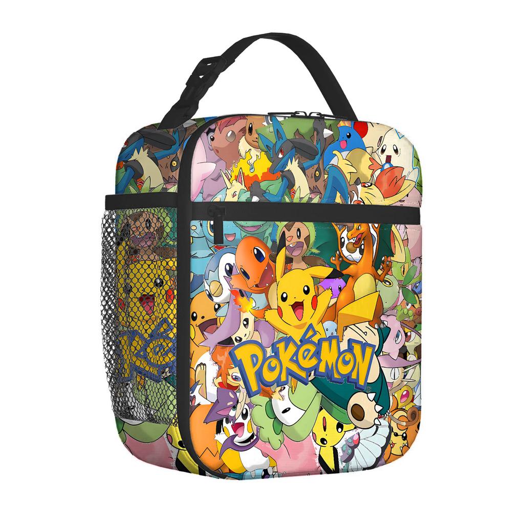Cartoon Large-Capacity Lunch Box Bag, Thermal Insulation Bag, Portable Bento Bag, Student Thickened Aluminum Foil Lunch Bag