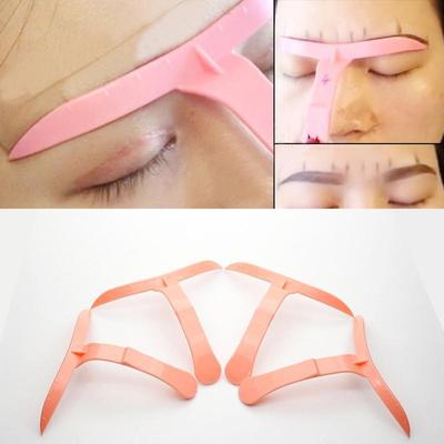 4 Pcs Set Eyebrow Shaper Template Stencil Ruler Definition Permanent Makeup