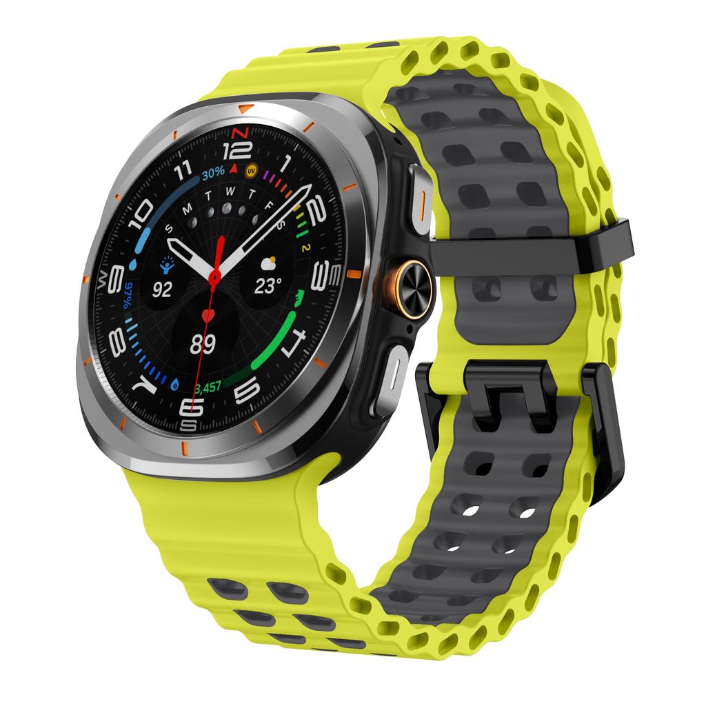 Original Straps For Samsung Galaxy Watch Ultra 47mm Accessories Marine Sport silicone Bracelet correa Galaxy Watch 7 ultra Band