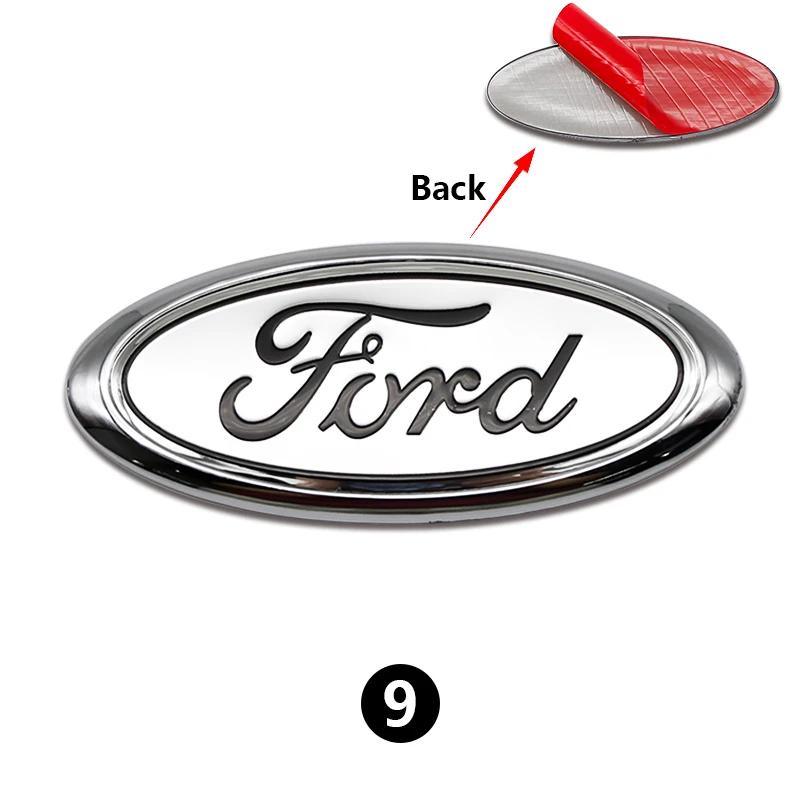 17.5x7.2cm Emblem Car Front Cover Grille Badge for Ford Kuga Focus Ranger Mustang Mondeo Fiesta Explorer Transit Accessories