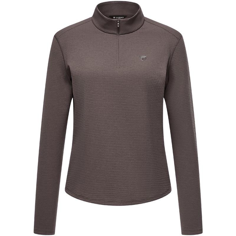 

Tanboer Women s 5562556A Long Sleeve Half-Zip Stand Collar Sweatshirt M 165