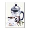 Ice Coffee Loves Kitchen Soft Canvas Painting Nordic Wall Newspapers and Printing Wall Images of Coffee Bar Decoration