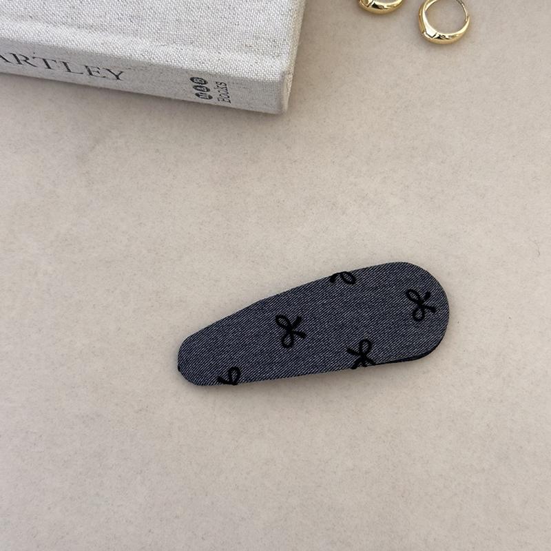 

Girls Black Grey Bow Snap Clip Hairpin For Women Hair Clip Kawaii Bb Clip Women S Hair Accessories Gift