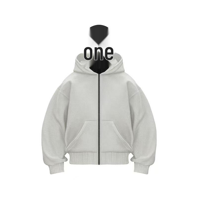 2025 Euro-Asian Men's Autumn/Winter Double Hood Hoodie – Unique Design, Long Sleeve, 250g