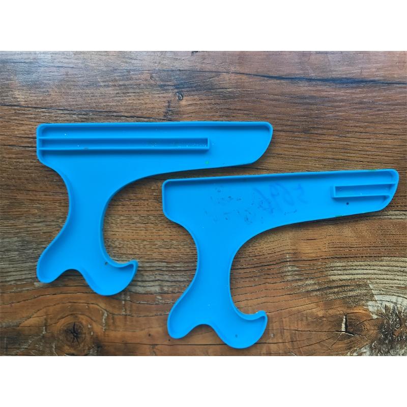 Silicone Plate Holder Casting Molds Table Storage Stand Easels Plate Mold Epoxy Resin Pictures Frame Display Stand Mold
