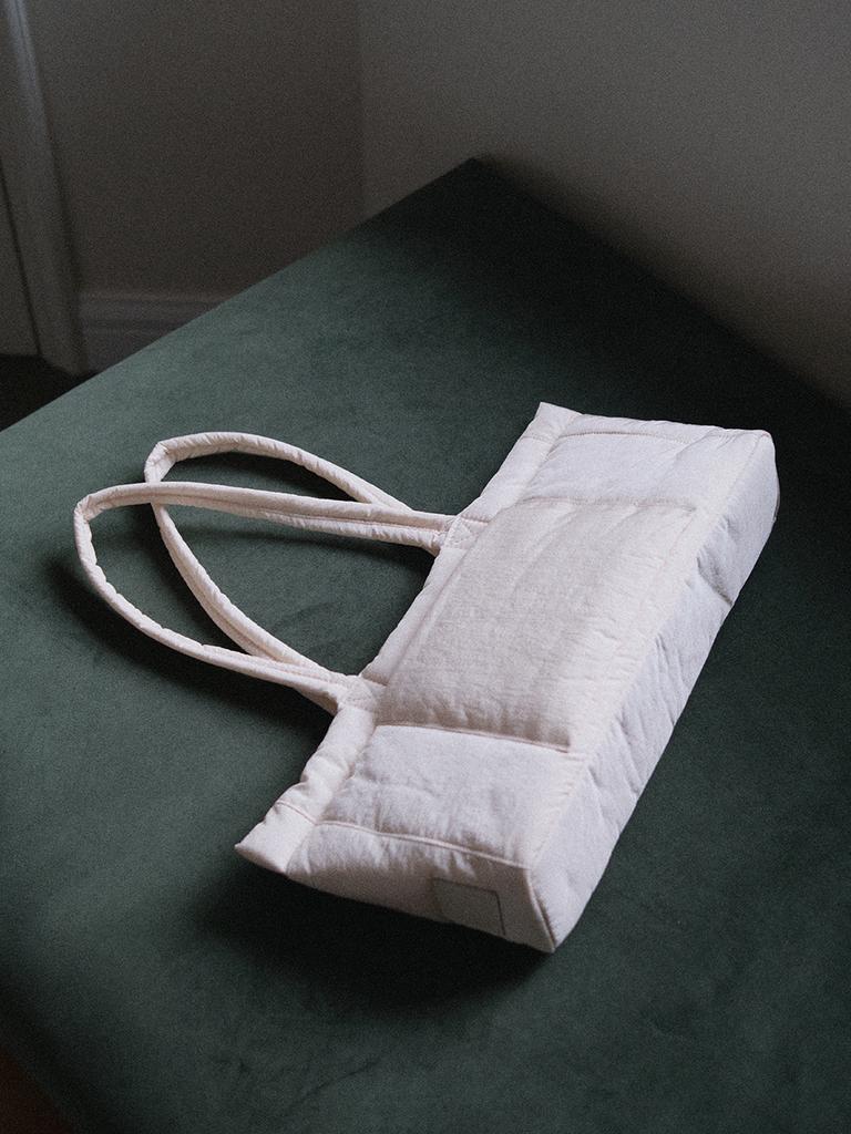 Beirut Voti Padded Tote Bag Ivory