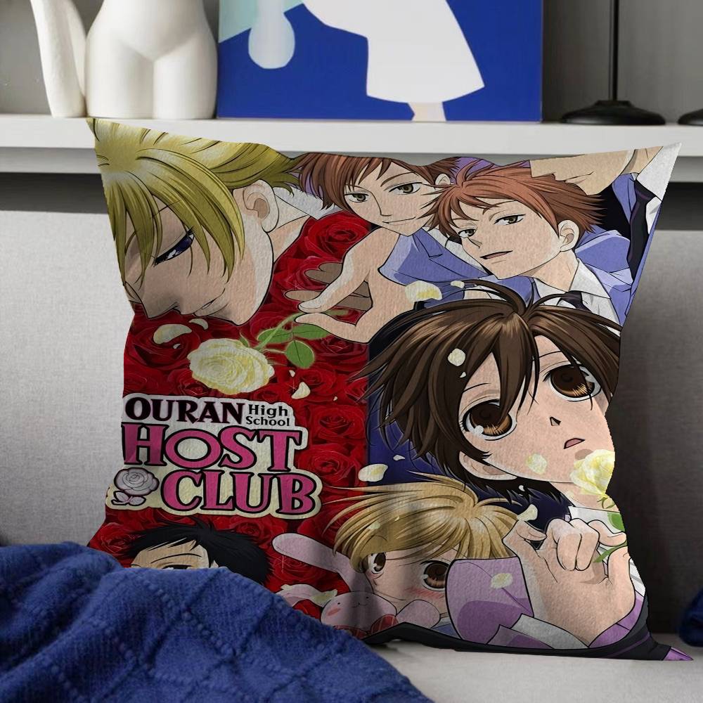 Anime Ouran High School Host Club Maple Design Cushion Cover Happy Autumn Harvest decor Holiday Decorati Pillow Cover