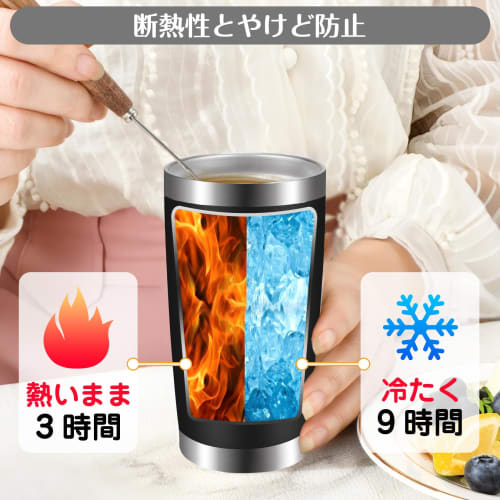 600ml Vacuum Insulated Stainless Steel Tumbler with Straw, Spill-Proof, Double-Walled Design, Wide Mouth, Direct Drinking, and Lid for Outdoor Use